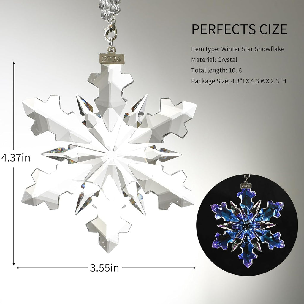 Crystal Star Ornament