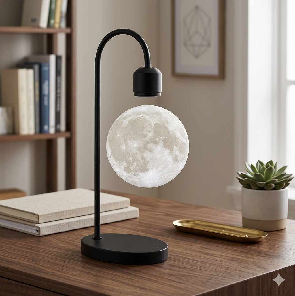 Foating Magnetic Moon Lamp