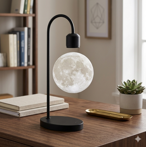 Foating Magnetic Moon Lamp